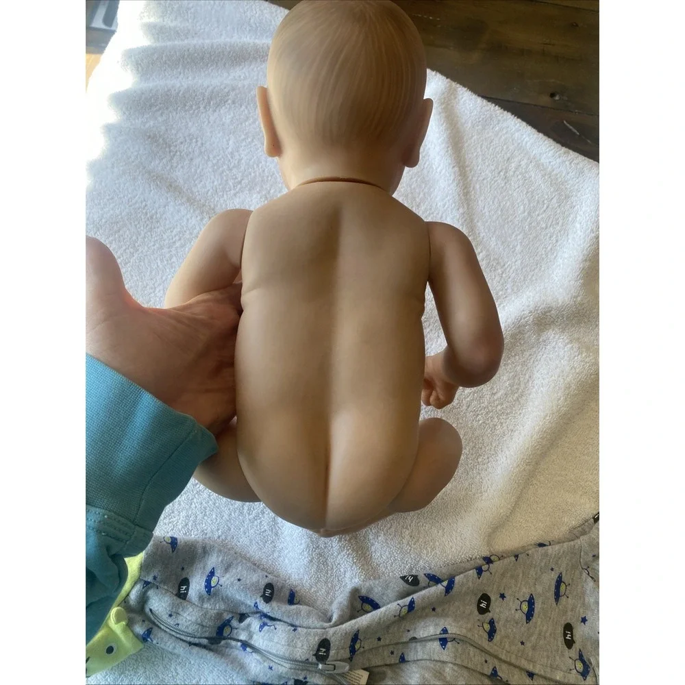 Reborn Baby‎ Doll Anatomic Male Newborn Male Eyelashes Fingernails Baby Boy